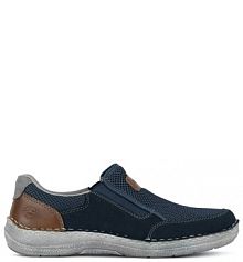 Półbuty Rieker granatowe męskie 