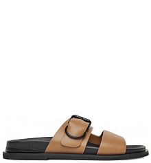 Klapki Badura brązowe damskie 