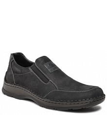 Półbuty Rieker czarne męskie 