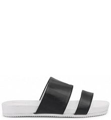 Klapki GINO ROSSI czarne damskie 