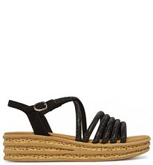 Sandały na koturnie Gabor czarne 