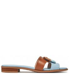 Klapki Hispanitas niebieskie damskie 