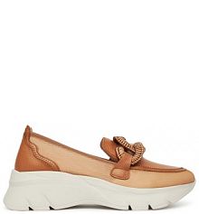 Sneakersy Hispanitas brązowe damskie 