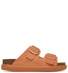 Klapki Scholl koralowy damskie 