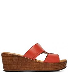 Klapki Lasocki czerwone damskie 