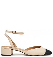 Sandały na słupku Aldo beżowe 