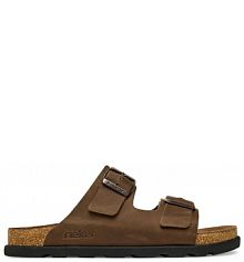 Klapki Rieker brązowe męskie 