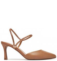 Sandały na szpilce Lasocki beżowe 