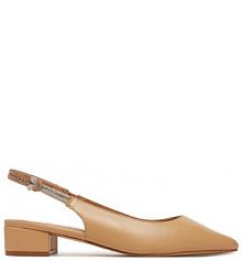 Sandały na słupku Sergio Bardi beżowe 