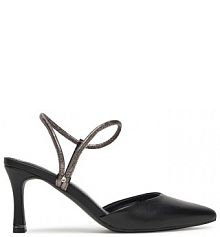 Sandały na szpilce Lasocki czarne 