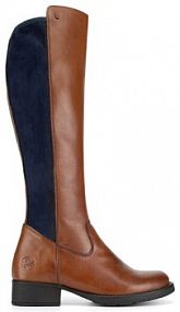 Kozaki Rieker brązowe damskie 