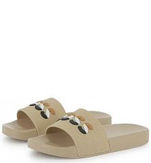 Klapki Boss  beżowe dziecięce J52269.36.41