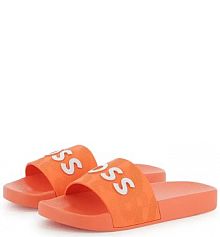 Klapki Boss  pomarańczowe dziecięce J51643.36.41