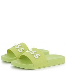 Klapki Boss  zielone dziecięce J51643.36.41