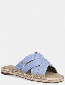 Klapki eleganckie Tommy Hilfiger  niebieskie damskie FW0FW08501
