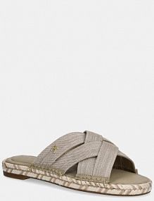 Klapki eleganckie Tommy Hilfiger  beżowe damskie FW0FW08501