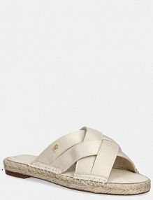 Klapki eleganckie Tommy Hilfiger  beżowe damskie FW0FW08502