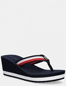 Japonki Tommy Hilfiger  granatowe damskie FW0FW08520