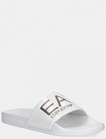 Klapki EA7 Emporio Armani  białe damskie AF15118.7X000108