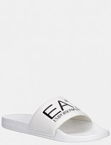 Klapki EA7 Emporio Armani  białe damskie AF15118.7X000108