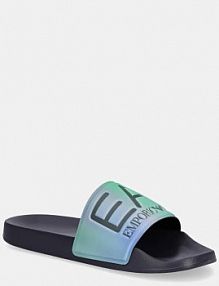 Klapki EA7 Emporio Armani  fioletowe damskie AF15118.7X000108