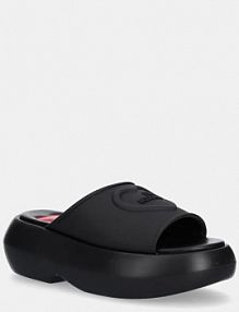 Klapki Love Moschino  czarne damskie JA28207I0MI40000