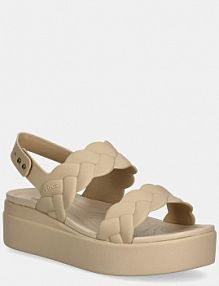 Sandały Crocs  beżowe damskie 209977.212