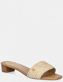 Klapki eleganckie Lauren Ralph Lauren  beżowe damskie 802966850001.101