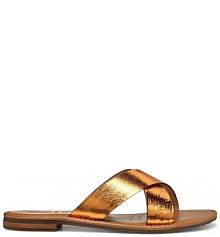 Klapki Geox  złote damskie D55LXH.000KY.C2008