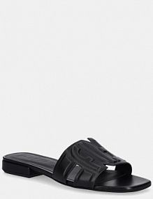 Klapki eleganckie Furla  czarne damskie YJ34SUM.X30000.O6000