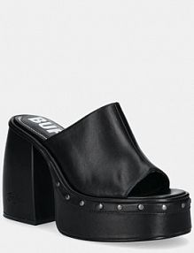 Klapki eleganckie Buffalo  czarne damskie 1291603.BLK