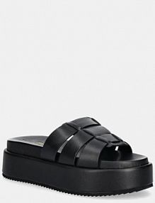 Klapki eleganckie Buffalo  czarne damskie 1602256.BLK