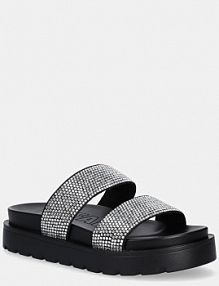 Klapki Buffalo  srebrne damskie 1602282.BLS