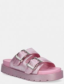 Klapki Buffalo  różowe damskie 1602287.PNK