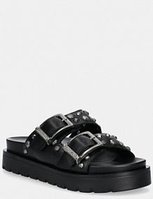 Klapki Buffalo  czarne damskie 1602290.BLK