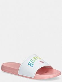 Klapki Tommy Hilfiger  pomarańczowe dziecięce T3A0.33813