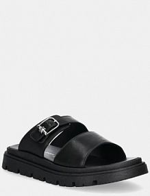 Klapki Calvin Klein Jeans  czarne dziecięce V4B2.83055