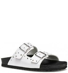 Klapki Geox  białe dziecięce J558MJ.000BC.36.39