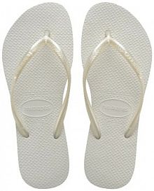 Japonki Havaianas  białe dziecięce 4000030