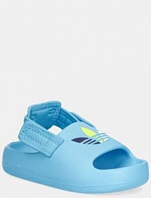 Klapki adidas Originals  niebieskie dziecięce JP5527