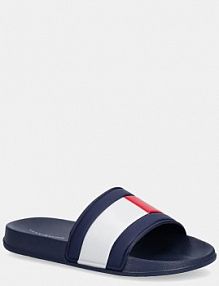 Klapki Tommy Hilfiger  granatowe dziecięce T3X0.33915