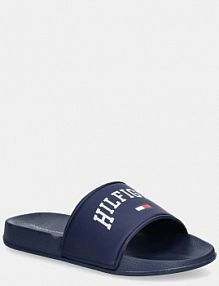 Klapki Tommy Hilfiger  granatowe dziecięce T3X0.33916