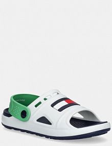 Klapki Tommy Hilfiger  białe dziecięce T3X2.33905.30.35