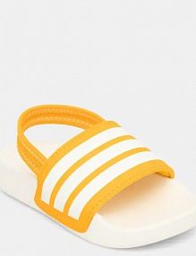 Klapki Adidas  beżowe dziecięce JR8355