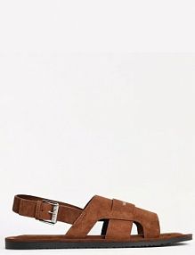 Sandały Karl Lagerfeld  brązowe męskie KL70225.533