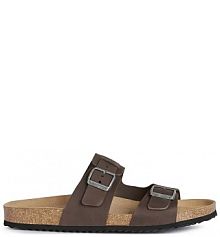 Klapki Geox  brązowe męskie U159VB.00032.C6024