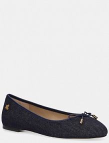 Baleriny Lauren Ralph Lauren  granatowe damskie 802962175001.400