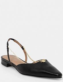 Baleriny Boss  czarne damskie 50536321.001