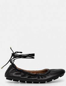 Baleriny Boss  czarne damskie 50542390.001