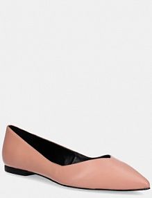 Baleriny HUGO  pomarańczowe damskie 50536651.225